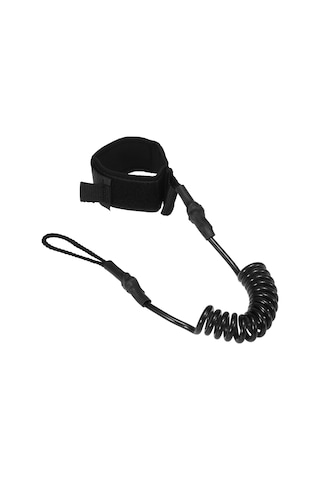 Konesam Sörf Ayak Bileği Kayışı - Tpu Ve Naylon Malzeme, 1.2m Uzunluk, Siyah - Mh17091