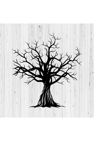 Metal Duvar Dekoru Yaşam Ağacı Metal Dekoratif Tablo