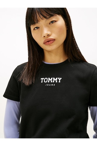 Tommy Hilfiger Tjw Regular Essential Logo T-shirt-12858 Sıyah