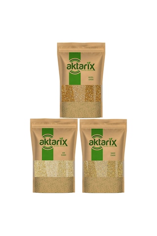 Papağan Kuş Yemi Seti 500 Gr Ak Darı 500 Gr Sarı Darı 500 Gr Kırmızı Kırmızı Darı Sade