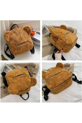 Three Beans Çocuk Sırt Çantası W9v9au Kahverengi