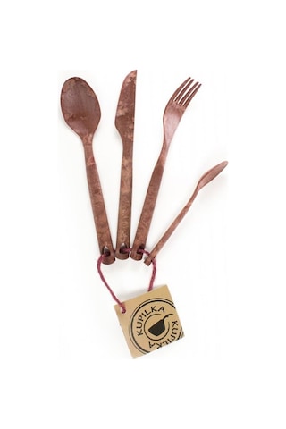 Kupilka Cutlery Çatal Bıçak Seti Kırmızı Std Çok Renkli