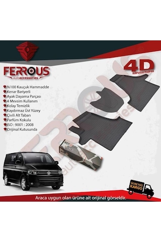 Refref Volkswagen Transporter T5 4D Paspas Havuzlu 2003 2014 A+ Siyah