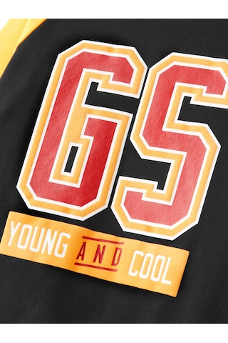 Gsstore Galatasaray Çocuk Sweatshirt C252077 Sarı - Siyah