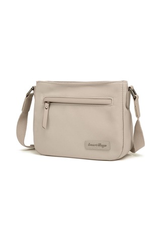 Smart Bags Twill Dimi Kumaş Postacı Kadın Çantası 3324 Bej