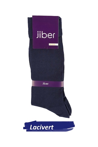 Jiber Erkek Modal Likralı Uzun Çorap 5100 - 6 Adet Lacivert