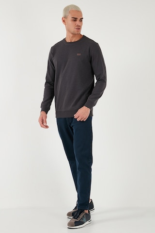 Buratti Streç Pamuklu Slim Fit Normal Bel Boru Paça Jeans Erkek Kot Pantolon 15900S31Milano Lacivert