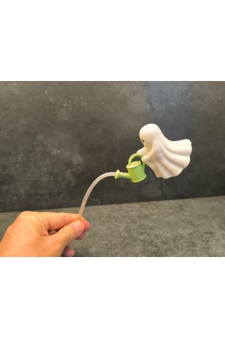 Housetrend Dekoratif Sevimli Biblo Modern Plastik 2'li Hayalet Saksı Dekoru, 10x11 Cm, Beyaz Ve Turu Sku: Smgstk94db83e911 Açık Altın