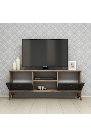 Ferniso Mobilya 120 cm Tv Ünitesi Çam-Mermer Desen