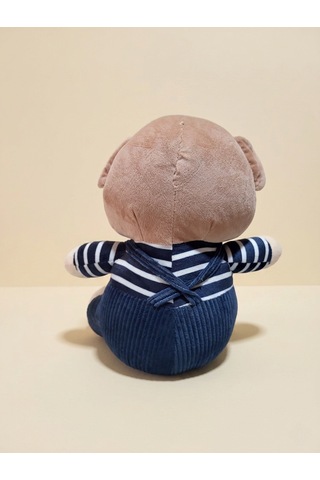 Peluş Tulumlu Ayıcık 45 Cm Lacivert