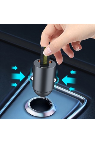 Geeroyoo Araç Şarj Cihazı: Çift Portlu Pd30w Hızlı Şarj, Güvenli Ve Kompakt Tasarım, Geniş Uyumluluk