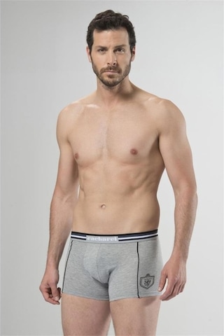 Cacharel 1323 Ikili Boxer - Siyah/Gri Melanj