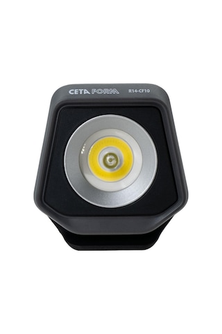 Ceta Form R14-cf10 Şarjlı Kompakt Led Projektör Lamba 1000 Lümen Siyah