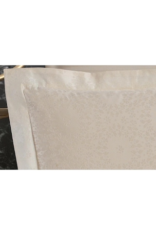 Jardin Bambu Jakar Kumaş Krem Ikili Oksford 60x80 Cm Yastık Kılıfı -1348 Çok Renkli
