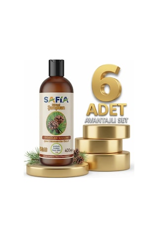 Safia Saç Dökülmesine Karşı Şampuan 6x400 Ml