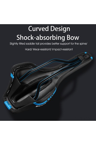 Yaozixa Bisiklet Seli - Yollu Bisikletler İçin Konforlu, Boşluklu Ve Havalandırmalı - Dayanıklı Deri - Siyah-sarı Çok Renkli