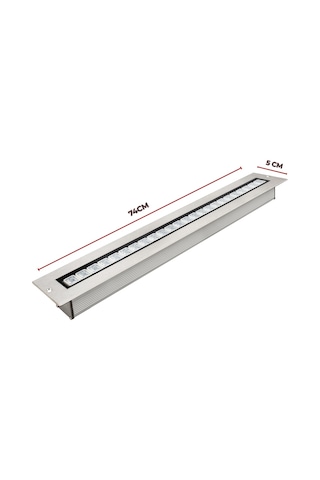 70 Cm Wallwasher 24 Led 24W Sıva Altı Duvar Boyama Dış Mekan