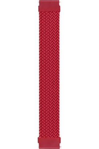 Honor 2 42mm İçin Kordon, Small Size, 135mm Braided Solo Loop Band Kırmızı Honor 2 42mm İle Uyumlu Kordon - Kırmızı