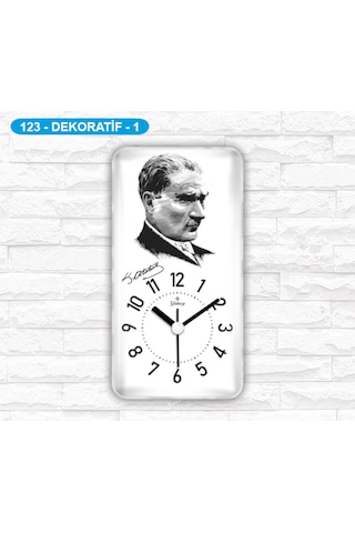 Dekoratif Magnetli Mıknatıslı Buzdolabı Mutfak Duvar Saati (295540364)