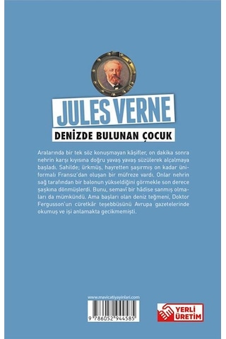 Denizde Bulunan Çocuk-Jules Verne Serisi - Jules Verne - Mavi Çatı Yayınları