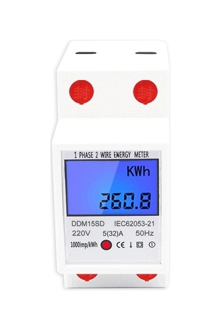 Butuglobal Ddm15sd 5 A Lcd Ekranlı Tek Fazlı Ray Ölçer