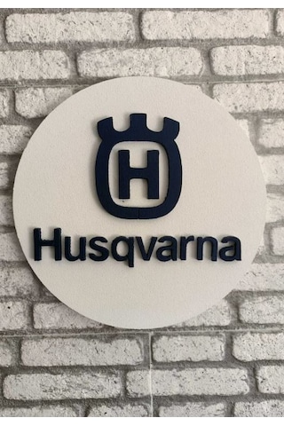 Husqvarna Logo 50x50 Husqvarna Logosu 3d Strafor Logo 50 x 50