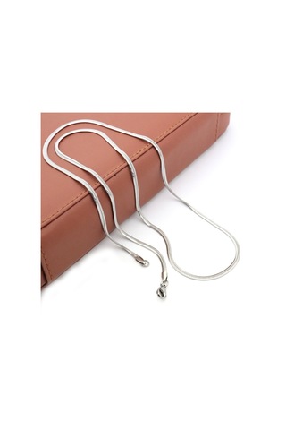 Pigado Paslanmaz Çelik Yılan Derisi Model Kolye 65 Cm Altın