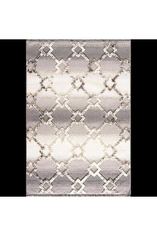 Hoom Rugs Step 2203 Gri İskandinav Halı Gri