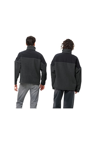Jack Wolfskin Maarweg Jkt Unisex Outdoor Peluş Ceket 1711241-6502 Siyah