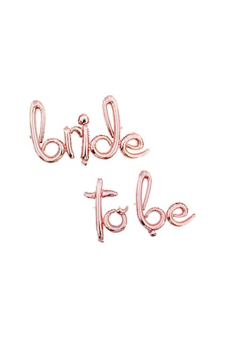 Gold Rose Bride To Be Yazılı Folyo Balon Bekarlığa Veda Partisi