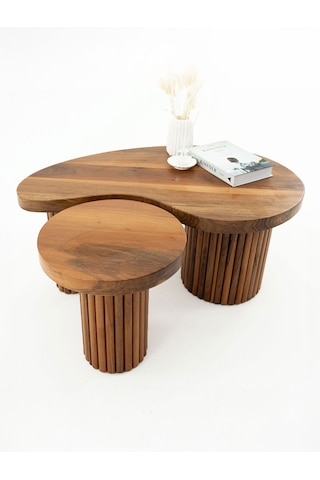 Çubuk Ayak Lara Model 2'li Yan Sehpa