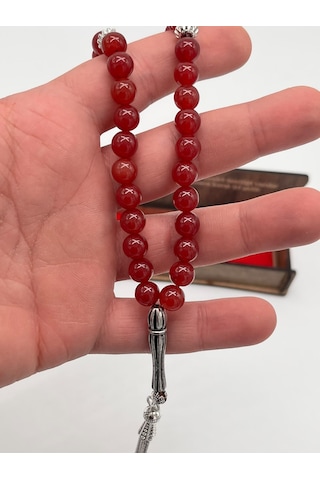 Akuamarin Taşı Tesbih 33 Lü Mavi Doğal Taş Renkli Metal Püsküllü Şık Tesbih + Kutulu+ Tsb66 Çok Renkli 05996688