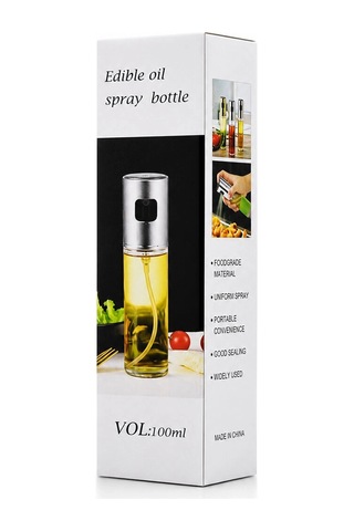 100 Ml Sprey Cam Yağdanlık Krom - Renkli Sprey Kafa - İnce Uzun Şişe Bx40 Çok Renkli
