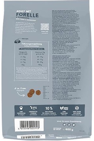 Sanabelle Life Alabalıklı Ve Yaban Mersinli Yetişkin Kuru Kedi Maması 400 Gr