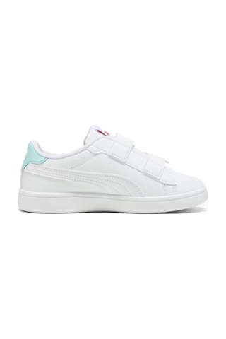 Puma Smash 3.0 Badges V Ps Çocuk Günlük Ayakkabı 397286-06 Beyaz