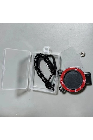 Fochsia Siyah Manyetik Telefon Askılı Kemer Çantası Tutucu Eller Serbest