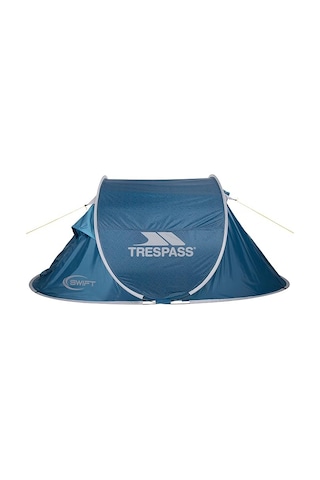 Tresspass Patterned Pop-up Su Geçirmez Çift Kişilik Çadır Mavi