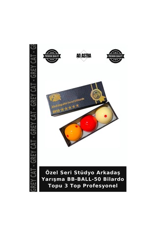 Özel Seri Stüdyo Arkadaş Yarışma Bb-ball-50 Bilardo Topu 3 Top Profesyonel
