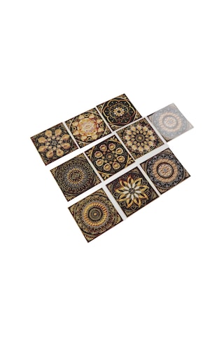 Shineyee 10 Adet 15x15cm Manto Stili Mutfak Banyo Duvar Stickerı - Suya Yağa Dayanıklı Pvc Duvar Dekoru Yenileme Rastgele Model Diğer