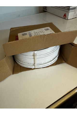 Reçber Dt 8 Diafon Kablosu 100 Metre Beyaz 8x0,14 mm2
