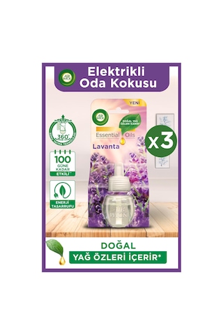 Air Wick Elektrikli Oda Kokusu Yedek Şişe Lavanta x 3