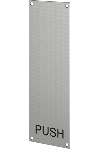 Lockway Paslanmaz Push Plate Yazısız