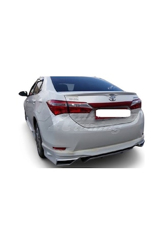 Toyota Corolla Uyumlu Arka Ek Arka Tampon Eki 2013-2018 arası