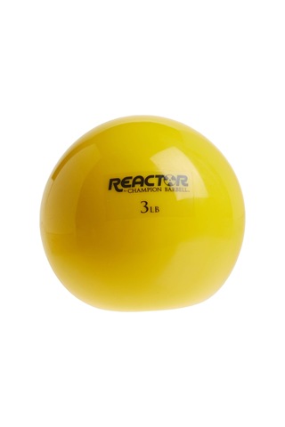 Champion Barbell Hand Held Fitness Ball 3-pound Sarı