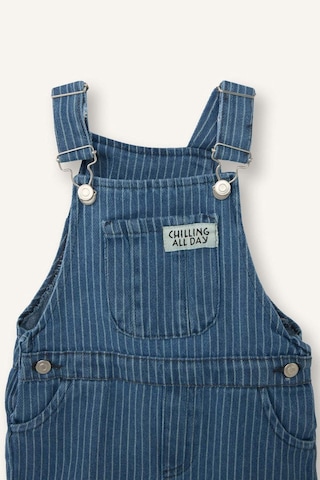Defacto Erkek Bebek Çizgili Jean Tulum H5357a526hsnm28 Mavi-nm28