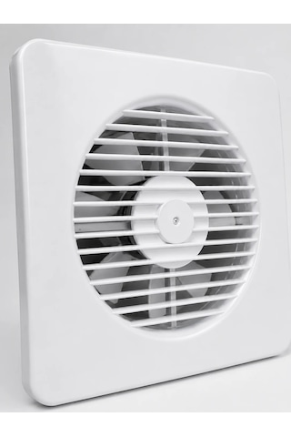 150 Mm Dekoratif Aspiratör 20,8 X 20,8 Cm 20 W 320 M³/h Duvar Ve Tavan Tipi Havalandırma Fanı