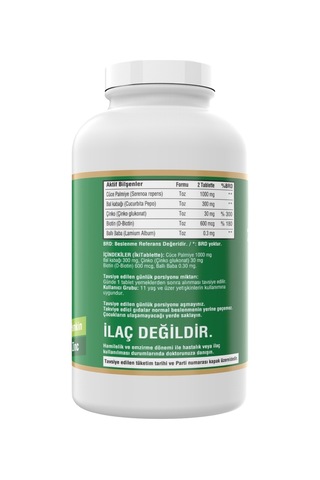 Ncs Saw Palmetto 1000 Mg 3 Kutu 540 Tablet Çinko Complex