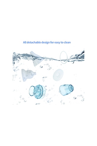 Gajeena Bebek Elektrikli Burun Emicisi - Yeşil, 3 Hızlı Emme, Yumuşak Silikon Uçlar, Taşınabilir Depolama Kutusu