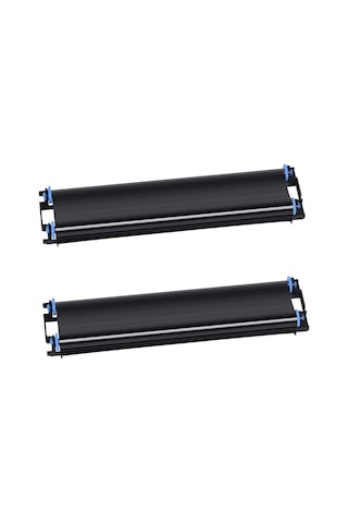 Yuntech01 Mt800 Termal Transfer Yazıcı İçin Siyah Wax Pet Bant - 2 Adet Paket, Her Bir 45 Adet A4 Kağıt Yazdırır Siyah