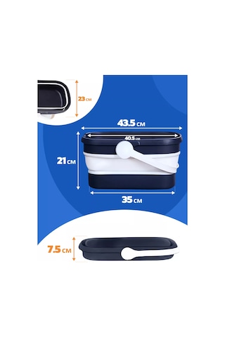 Qupi 12 Litrelik Katlanabilir Paspas Kovası 151659265